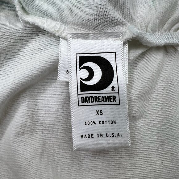 Daydreamer Elton John Rocket Man Muscle Graphic Tee in Vintage White - Size XS - Picture 6 of 8